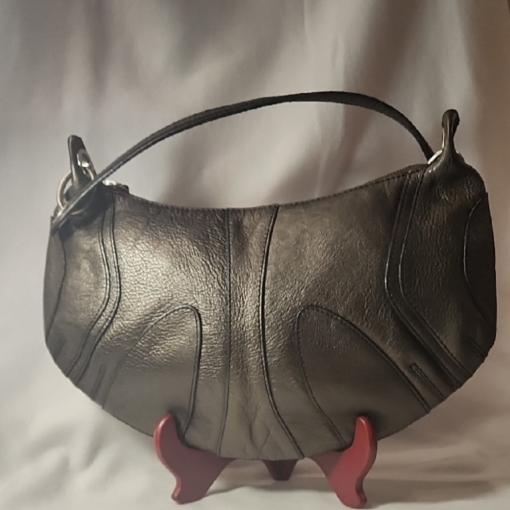 Banana Republic Gunmetal Shoulder Bag